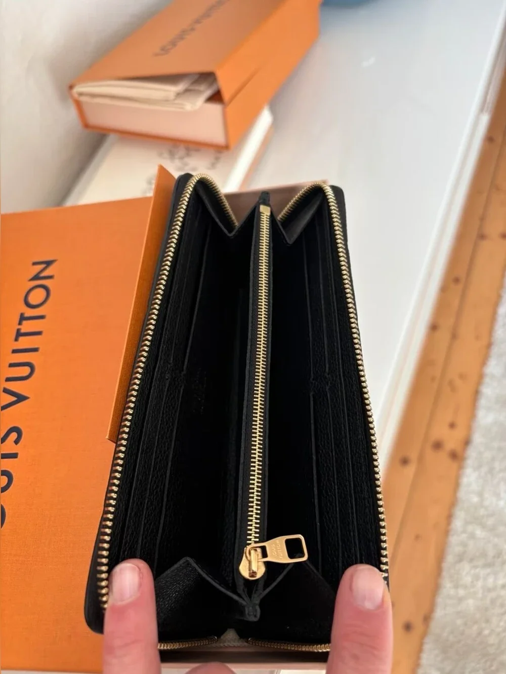 Louis Vuitton Black Clémence Wallet